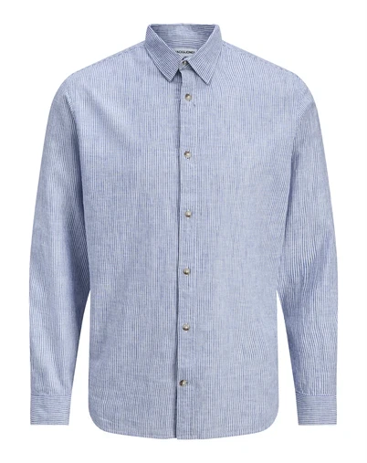 Jack & Jones - JJESummer Linen Blend Skjorte - Infinity